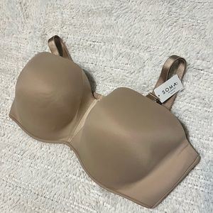 SOMA Bra womens 40 G Amber TAN Stunning Starlet Strapless NEW TAGS Underwire